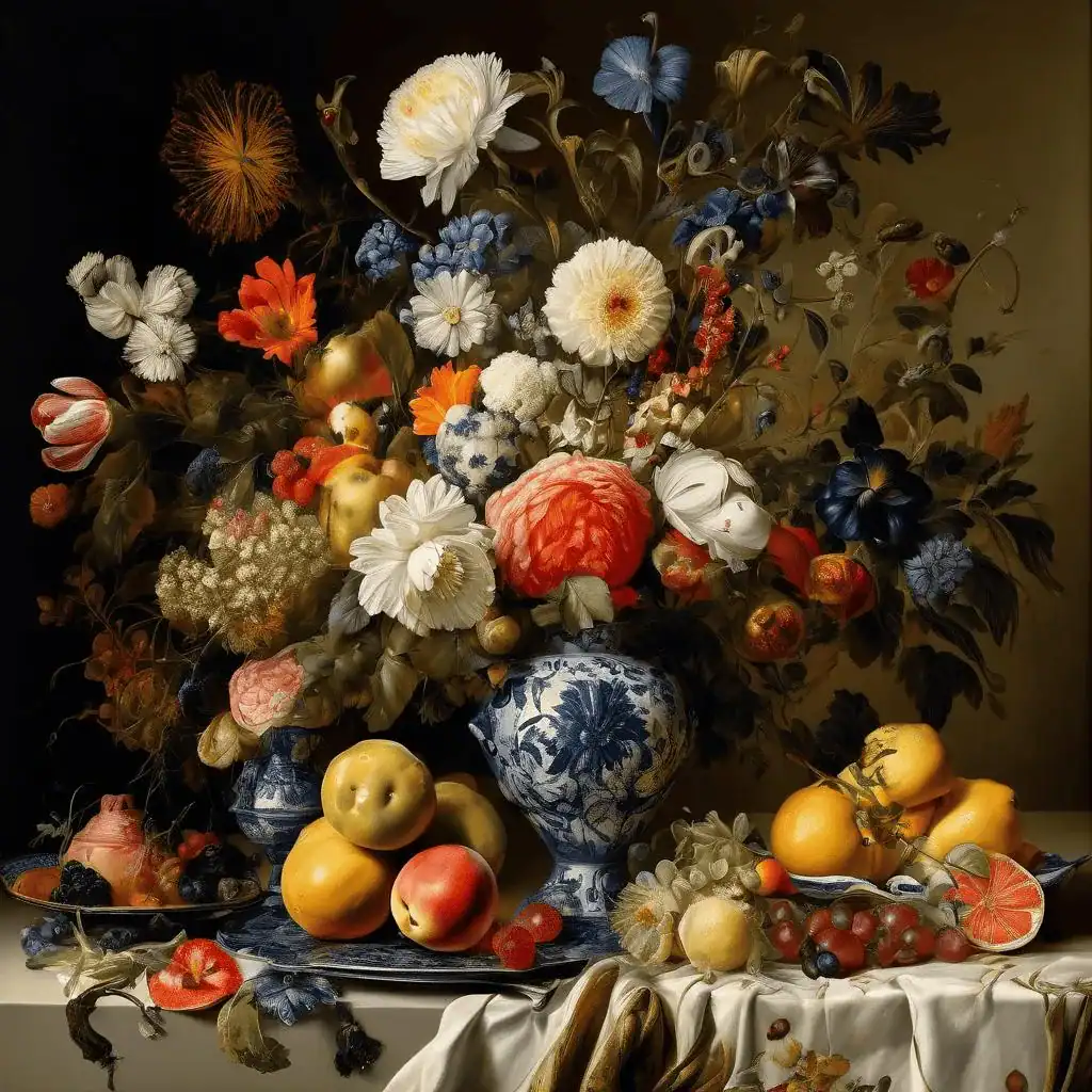 Still life with servant – Paul de Vos