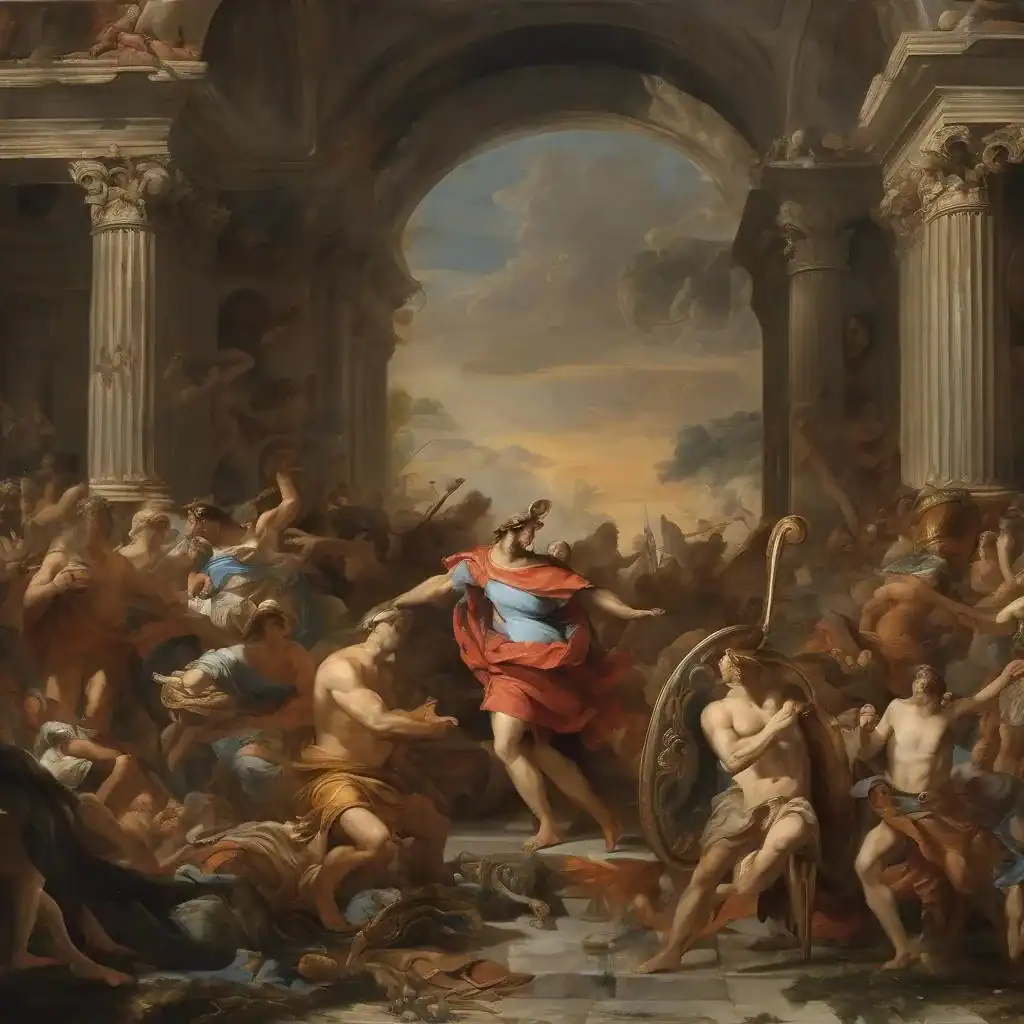 Aeneas at the Court of Latinus – Ferdinand Bol