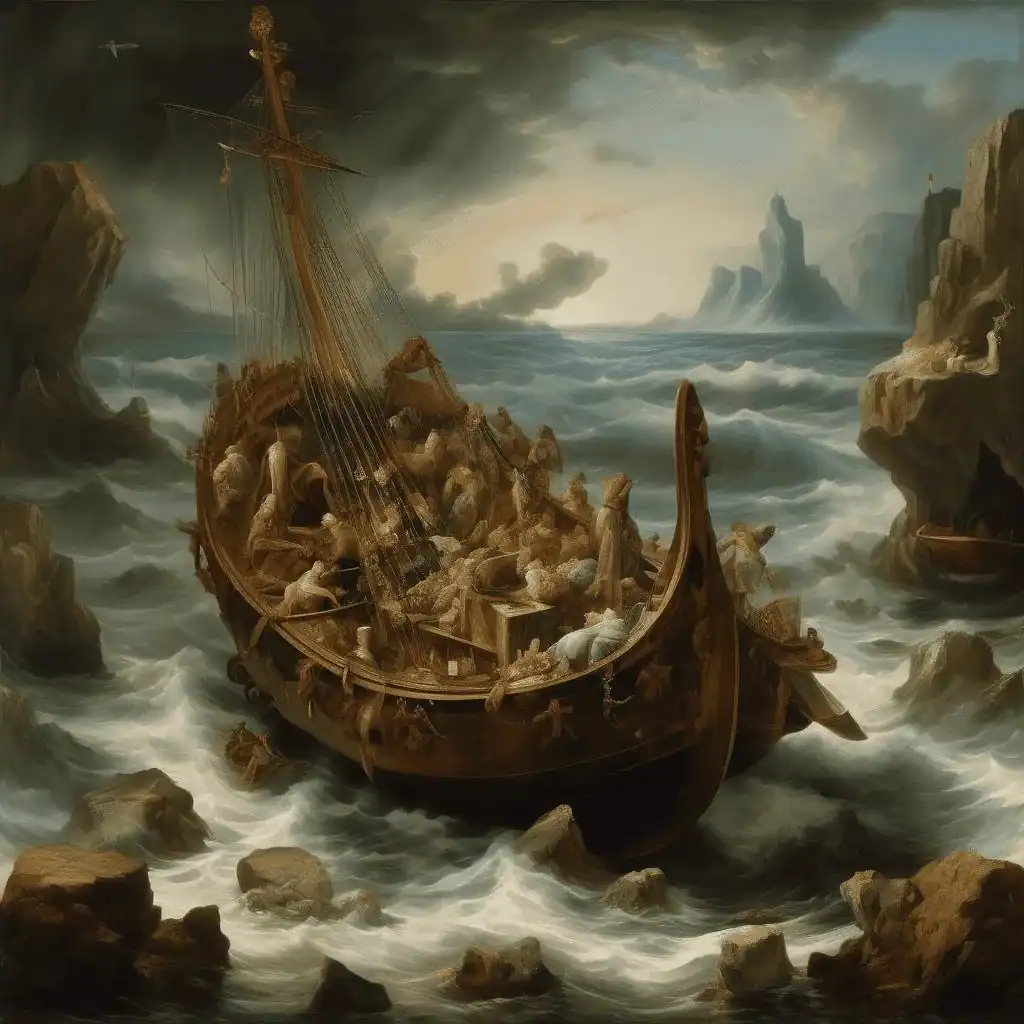 Weitsch Adam Johann von Krusenstern in Avacha Bay – Friedrich Georg Weitsch