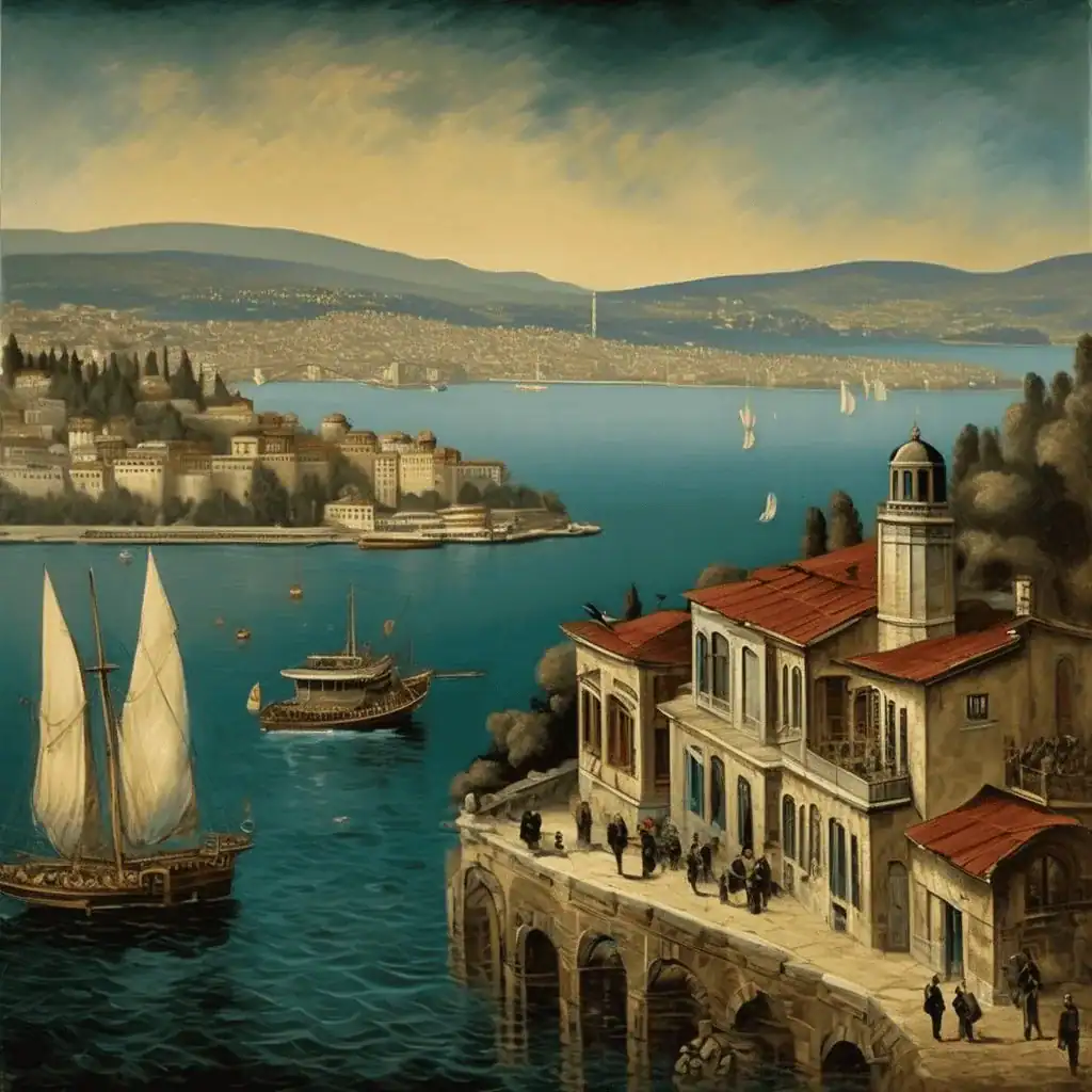 View of the Bosphorus and Rumeli Hisarı – Sevket Dag